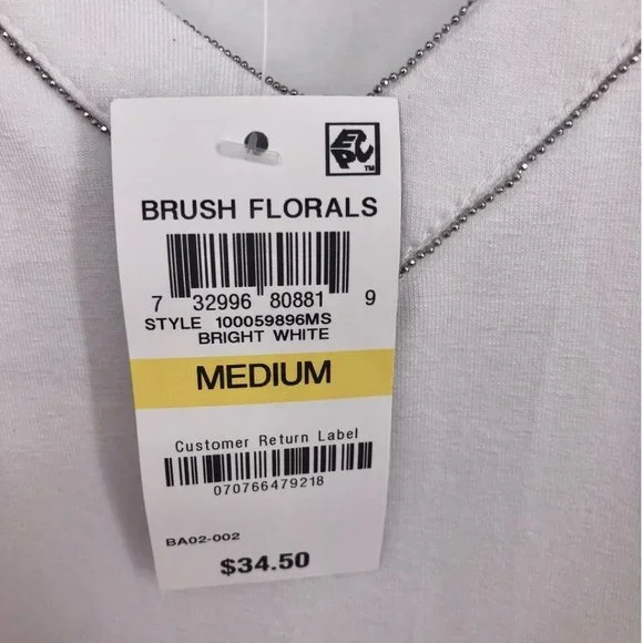 Jm Collection Silver Beaded Trim Tank Top - Picture 8 of 10